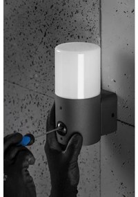 Lámpa Kerti lámpatest CORTA-AU PIR, E27, MAX.25W, IP44, AC220-240V, 50-60Hz, gyertya, felső, grafit