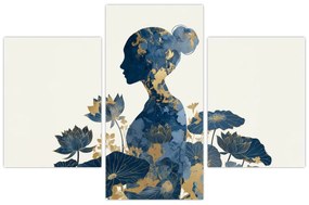 Kép - Márvány női profil (90x60 cm)