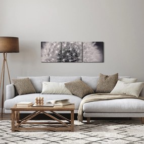 Pitypang képe (órával) (90x30 cm)