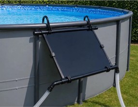 Szolár medencefűtés, Supreme Mini Lux, föld feletti medencékhez, vízhőmérséklet növelés: akár 6°C, 10 x 86 x 100 cm, bővíthető rendszer, csatlakozókészlettel