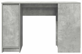 betonszürke forgácslap íróasztal 120x42x76 cm