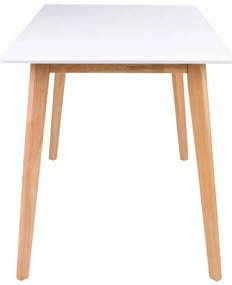 Vojens étkezőasztal 120x70 cm fehér-natúr