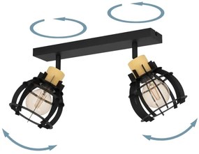 Eglo 43927 - Spotlámpa STILLINGTON 2xE27/40W/230V