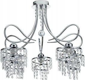 Kristály csillár mennyezeti lámpa csillogó kristályokkal a nappaliba plafon