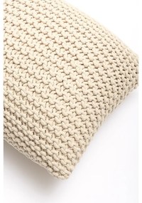 Knit bézs párna és puff - Bonami Essentials