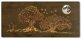 Li-Go 5042/DUB2 - LED fali dekoráció LED/24W/230V 110x50 cm tölgy/három tölgy