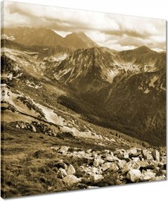 Vászonkép 50x50 Tátra Lengyel hegyek Kilátás