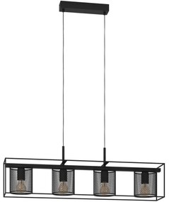 Eglo 43773 - Csillár zsinóron CATTERICK 4xE27/40W/230V