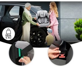 KINDERKRAFT - Autósülés COMFORT UP i-Méret (76-150 cm) világos szürke