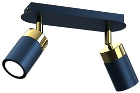 Brilagi - Spotlámpa POKER 2xGU10/25W/230V kék