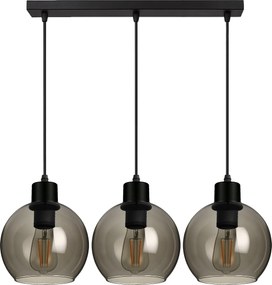 Mennyezeti Lámpa Függő Csillár Plafon Led üveg gömbök Füst Modern