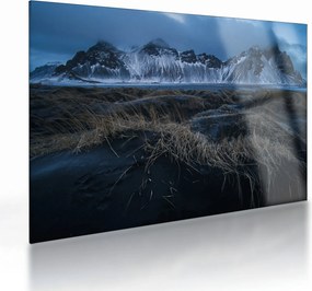 Kép az izlandi csúcsokról (üvegen) (70x50 cm)