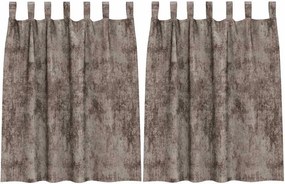 vidaXL Bársonyfüggönyök 2 pcs Cappuccino 140 x 140 cm Bársony