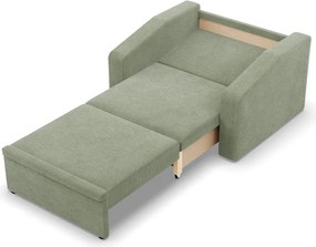 Vertico fekvőfotel, 80 cm széles, kordbársony, zöld