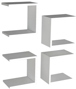 Polcalap fehér, 4 db