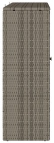 Tárolószekrény Szürke 100x36x102 cm Rattan