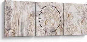 Kép - íriszek (órával) (90x30 cm)
