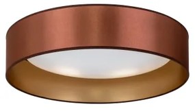 Duolla - LED Mennyezeti lámpa ROLLER LED/24W/230V átm. 45 cm réz/arany