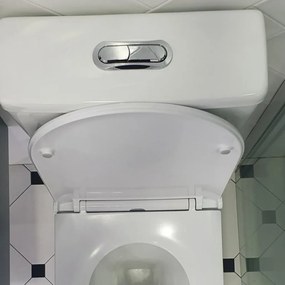 Viva ES AVVA monoblokk WC - perem nélküli - WC ülőkével komplett - mély öblítésű