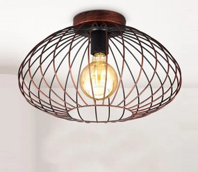 B.K. Licht 1471 - Csillár RETRO 1xE27/40W/230V réz