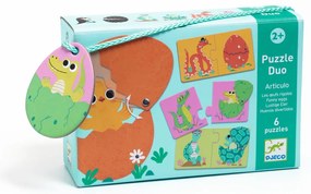 Párosító puzzle - Kié a tojás, 12 db-os - Funny eggs