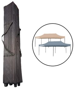 Kerti pavilon táska kerékkel 3x6 m