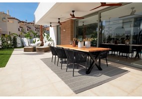 Szürke kültéri-beltéri futószőnyeg 60x200 cm Belle Concrete – Pappelina