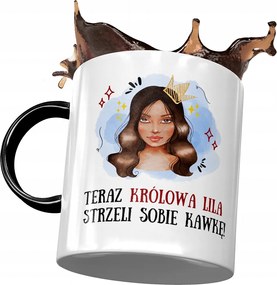 Fekete Bögre Lili Barátnő Feleség Ajándék Nyomtatott Fotóval