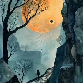 Poszter 20x20cm Az út rejtélye cél nélkül