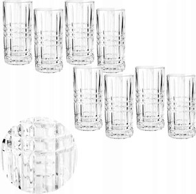 8 db-os magas pohár szett italos italokhoz 385 ml