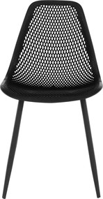 Étkező szék, fekete, TEGRA TYP 2
