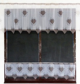 Mg Irigység Fehér Szív barna A07 180x60cm K