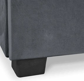 Zestaw 2x Wersalka Rozkładana PIANO Szara Welurowa