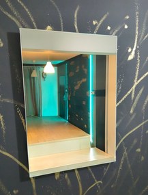 Klasszikus Duša tükör 70x70 cm Csiszolt Csiszolt Lengyel termék