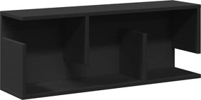 vidaXL fekete szerelt fa faliszekrény 80 x 20 x 30 cm