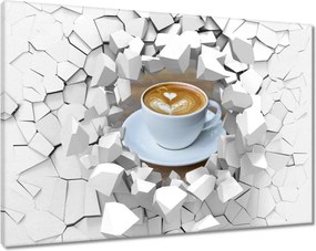 Festmények 120x80 Kávé a reggelben