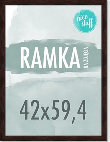 Képkeret A2 42x59,4 Képkeret 594x42 sötétbarna barna