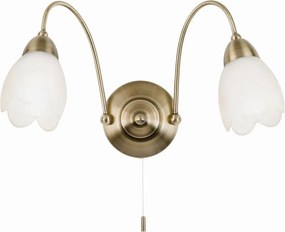Endon PETAL 124-2WBAB Fali lámpa 2x40W/E14 IP20