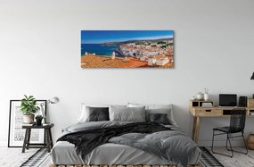 Canvas képek Spanyolország Város hegyek tenger 100x50 cm