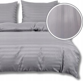 Ágynemű Garnitúra Adamaszek 200x220 Ágyneműhuzat Damaszt Csíkos Színek