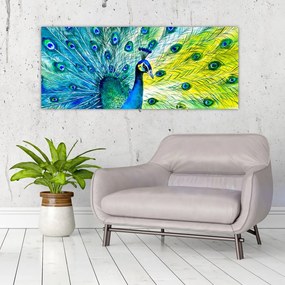 Páva képe (120x50 cm)