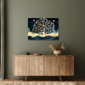 Egy aranyfa képe (üvegen) (70x50 cm)