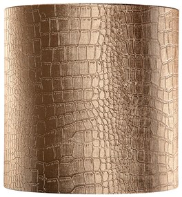Bársony lámpabúra krokodil mintával és arany belsővel 40/40/40