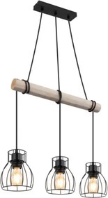 GLOBO 15326-3H MINA Vintage Függesztett Lámpa IP20