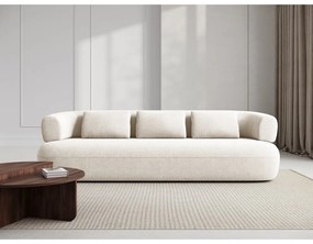 Bézs buklé kanapé 226 cm Jenny – Micadoni Home