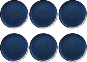 Asa Selection étkészlet agyagtányér sötétkék 6 db-os szett