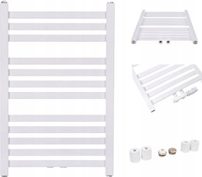 Fürdőszobai radiátor Vario 80/50 Fehér Matt 50mm