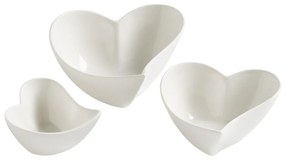 Fehér porcelán szervírozó készlet 3 db-os Amore – Maxwell &amp; Williams