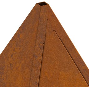 Tűzrakó Barna 50 x 50 x 51 cm időjárásálló acél