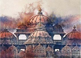 Kép - Akshardham, New Delhi, India (üvegen) (70x50 cm)